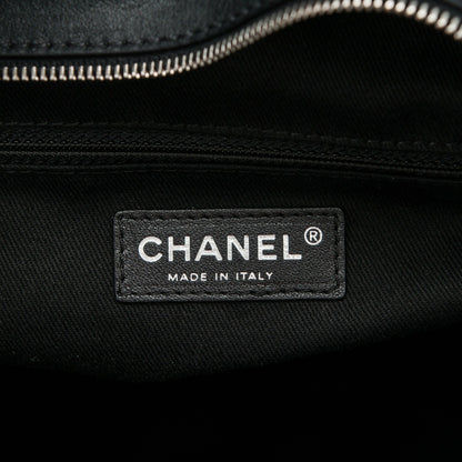 Chanel Calfskin Quilted Large In The Business Tote Black 6 of 7