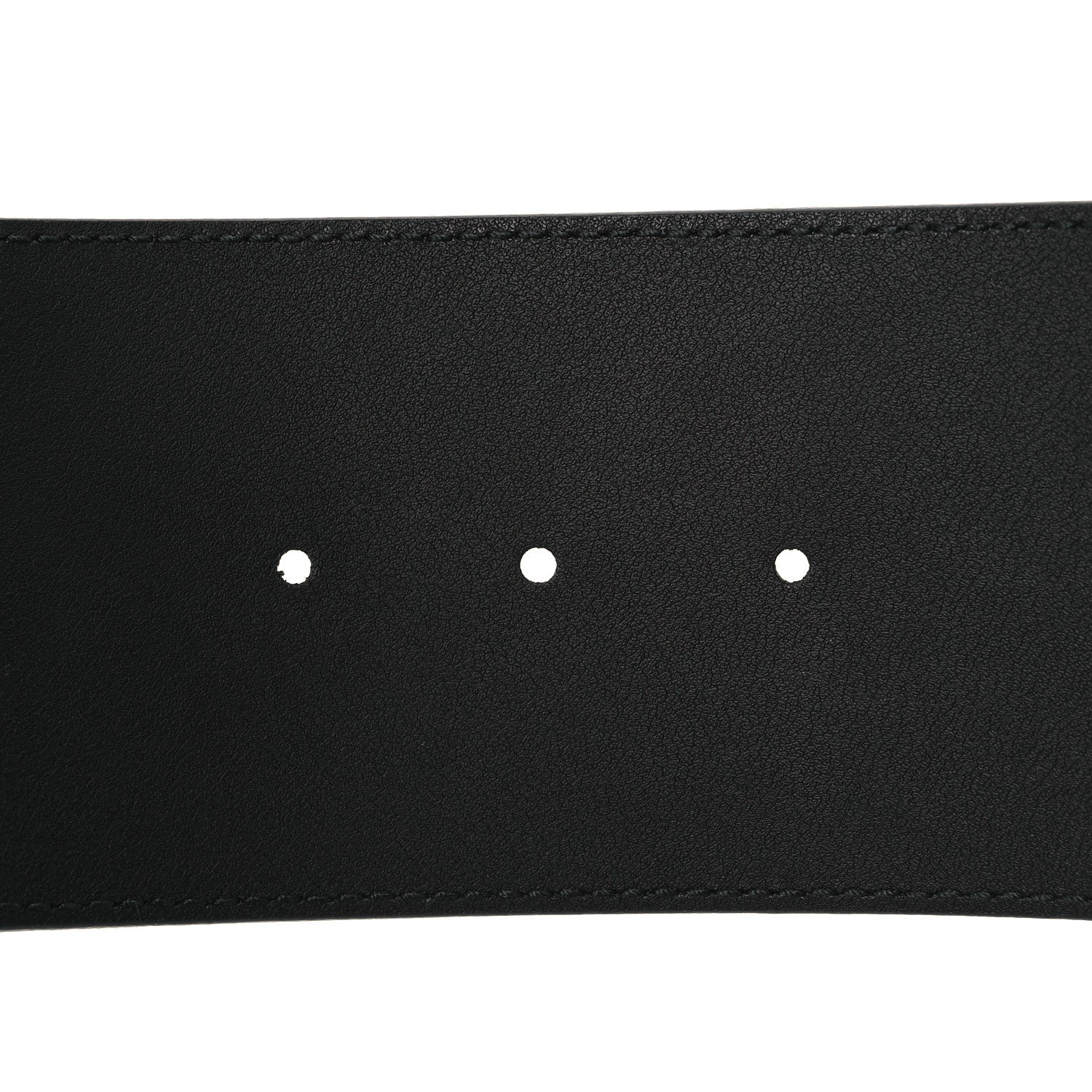 Gucci Moon Calfskin Pearl Double G 70mm Belt 90 36 Black Cream 4 of 6