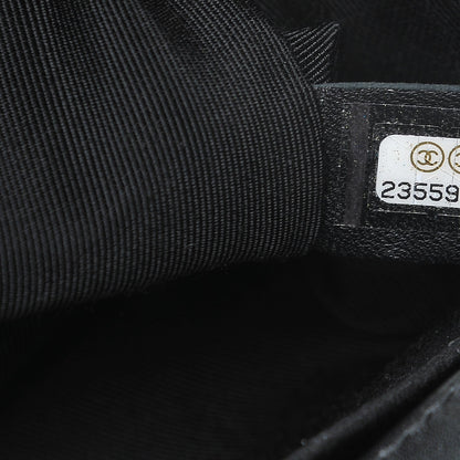 Chanel Lambskin Quilted Medium Boy Flap Black 7 of 8