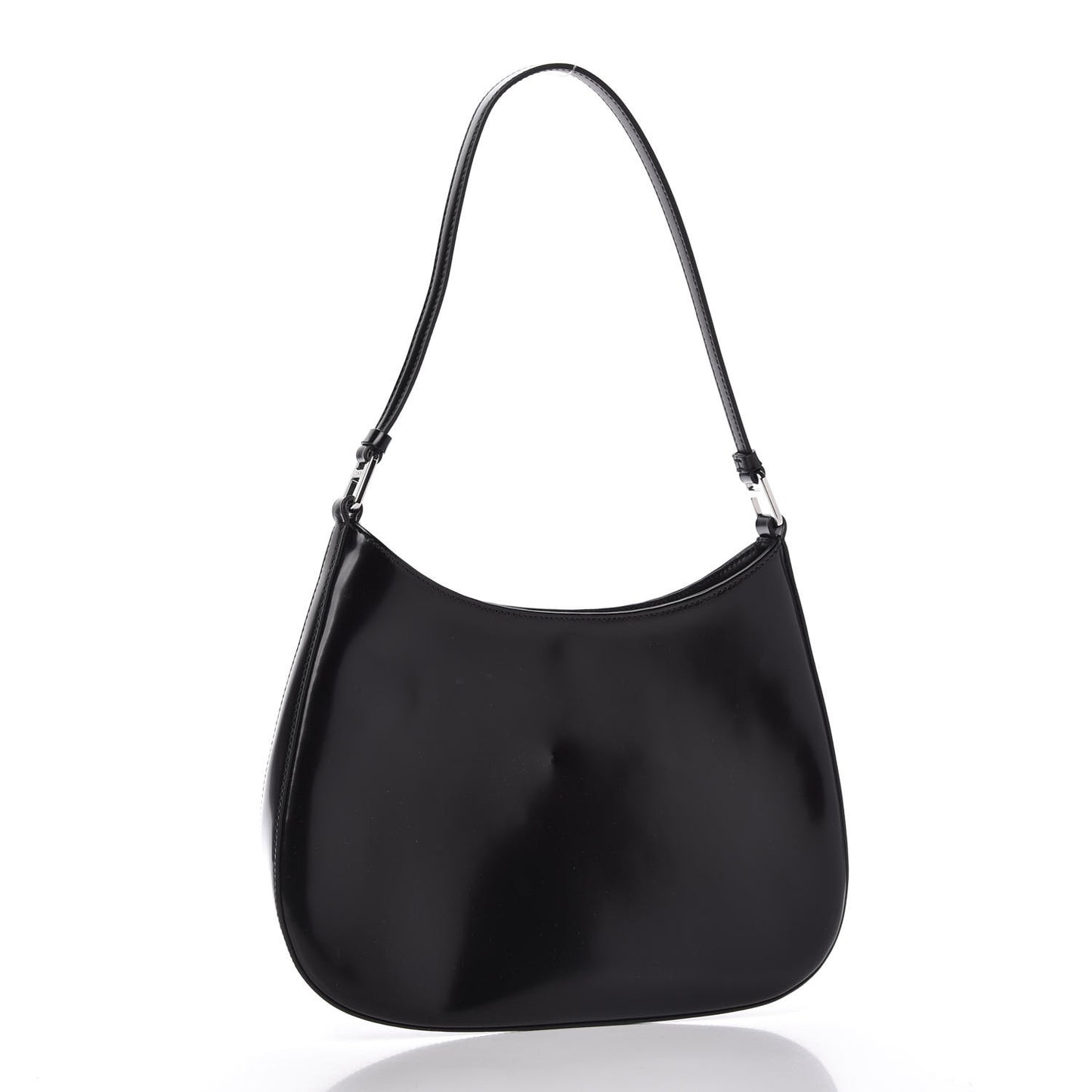 Spazzolato Cleo Shoulder Bag Black