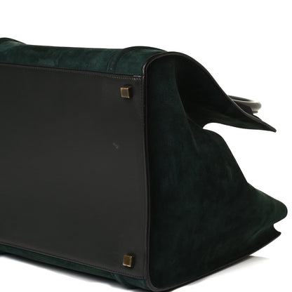 Celine Nubuck Medium Phantom Luggage Bottle Green 14 of 15