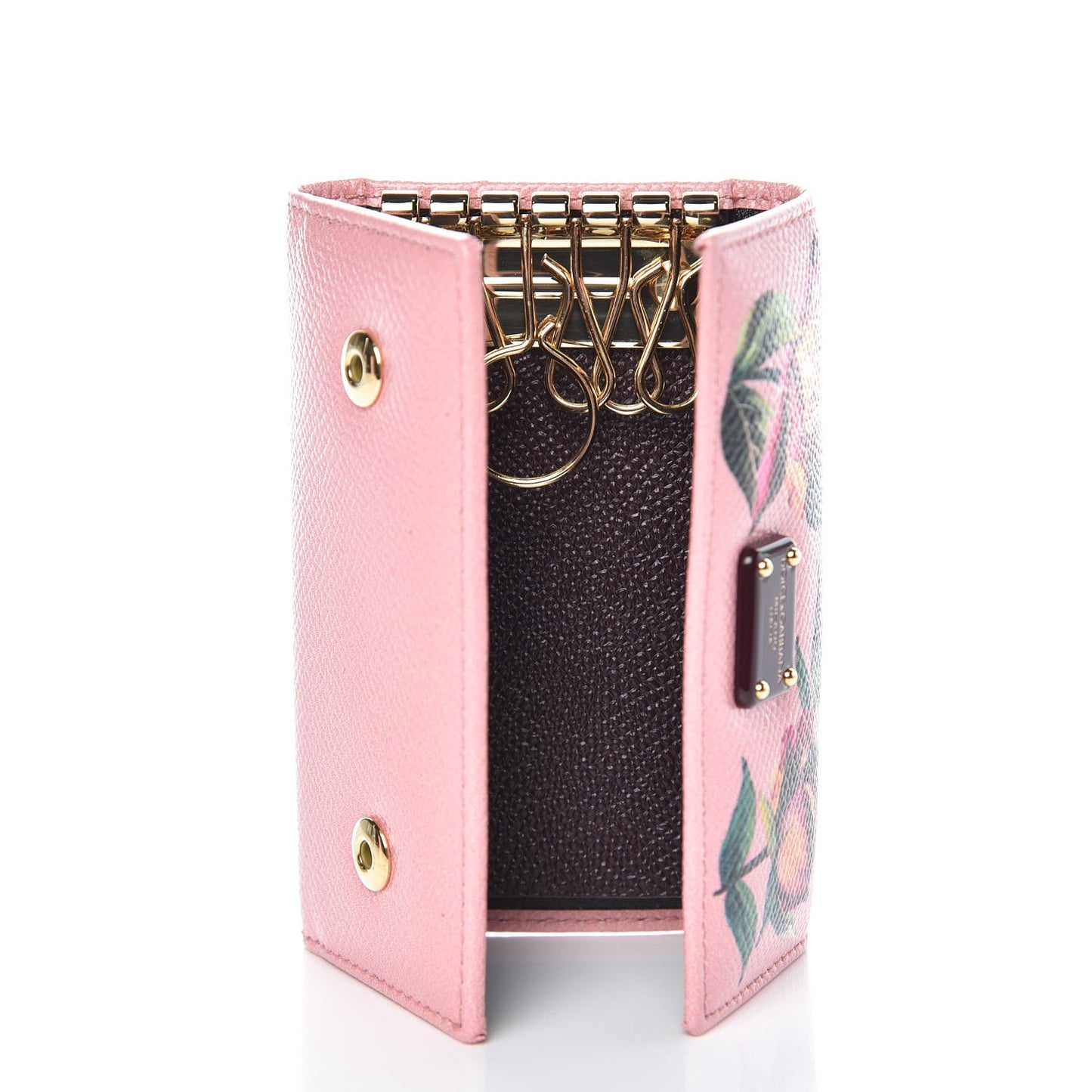 Dauphine Painted Rose Key Holder Pink