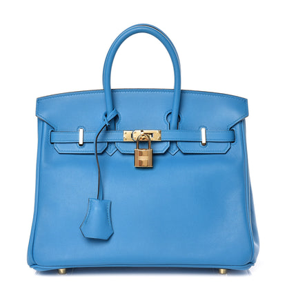 Hermes Swift Birkin 25 Bleu Zanzibar 1 of 33