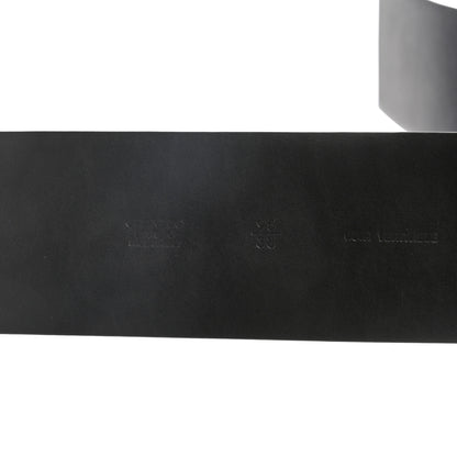 Chanel Lambskin Chain Square Buckle Belt 95 38 Black 3 of 5
