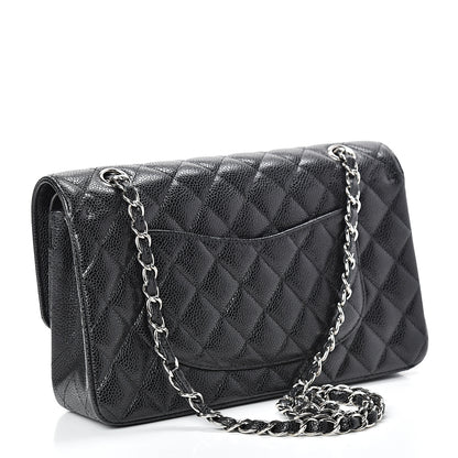 Chanel Caviar Quilted Medium Double Flap Black 2 of 13
