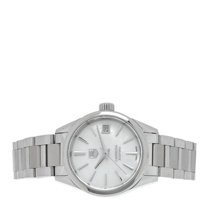Tag Heuer Stainless Steel Mother of Pearl 28mm Carrera Lady Automatic Watch WAR2411 2 of 5