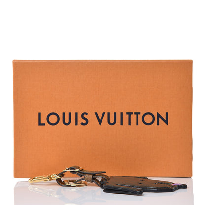 Louis Vuitton Epi Reverse Monogram Catogram Bag Charm Key Holder Gris 4 of 4