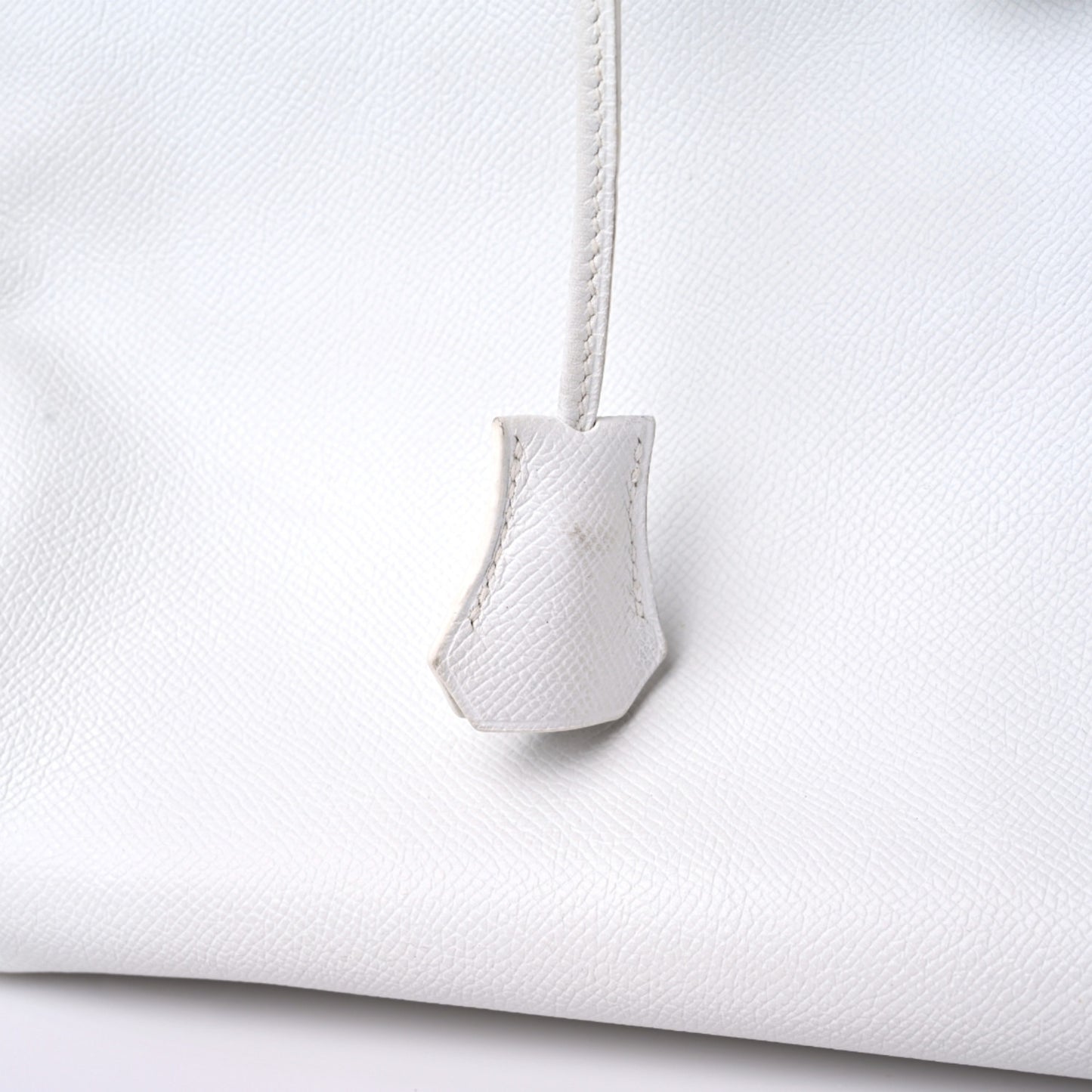 Epsom Birkin 35 White
