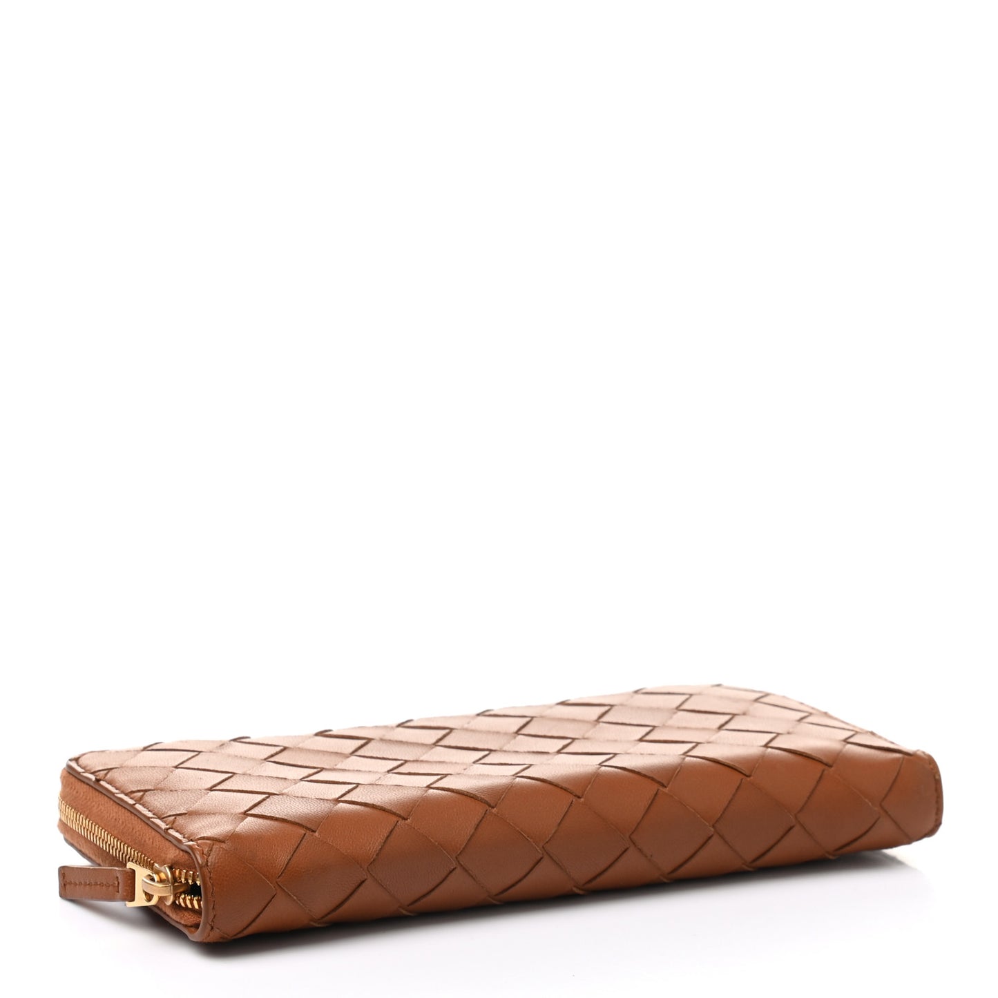 Nappa Intrecciato Zip Around Wallet Toscana