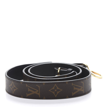 Louis Vuitton Monogram Bandouliere Shoulder Strap XL Black 2 of 6