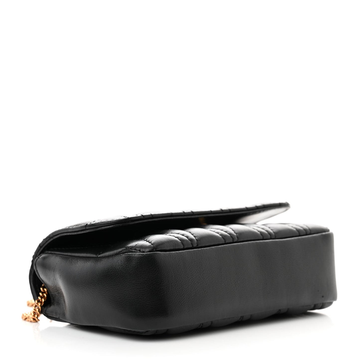 Nappa Quilted Virtus V Evening Bag Black
