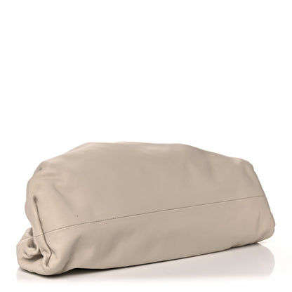 Bottega Veneta Smooth Butter Calf The Pouch Oversized Clutch Mist 4 of 8