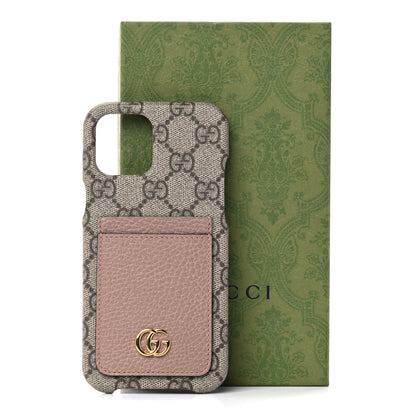 Gucci GG Supreme Monogram Marmont iPhone 12/12 Pro Max Case Dusty Rose 6 of 6