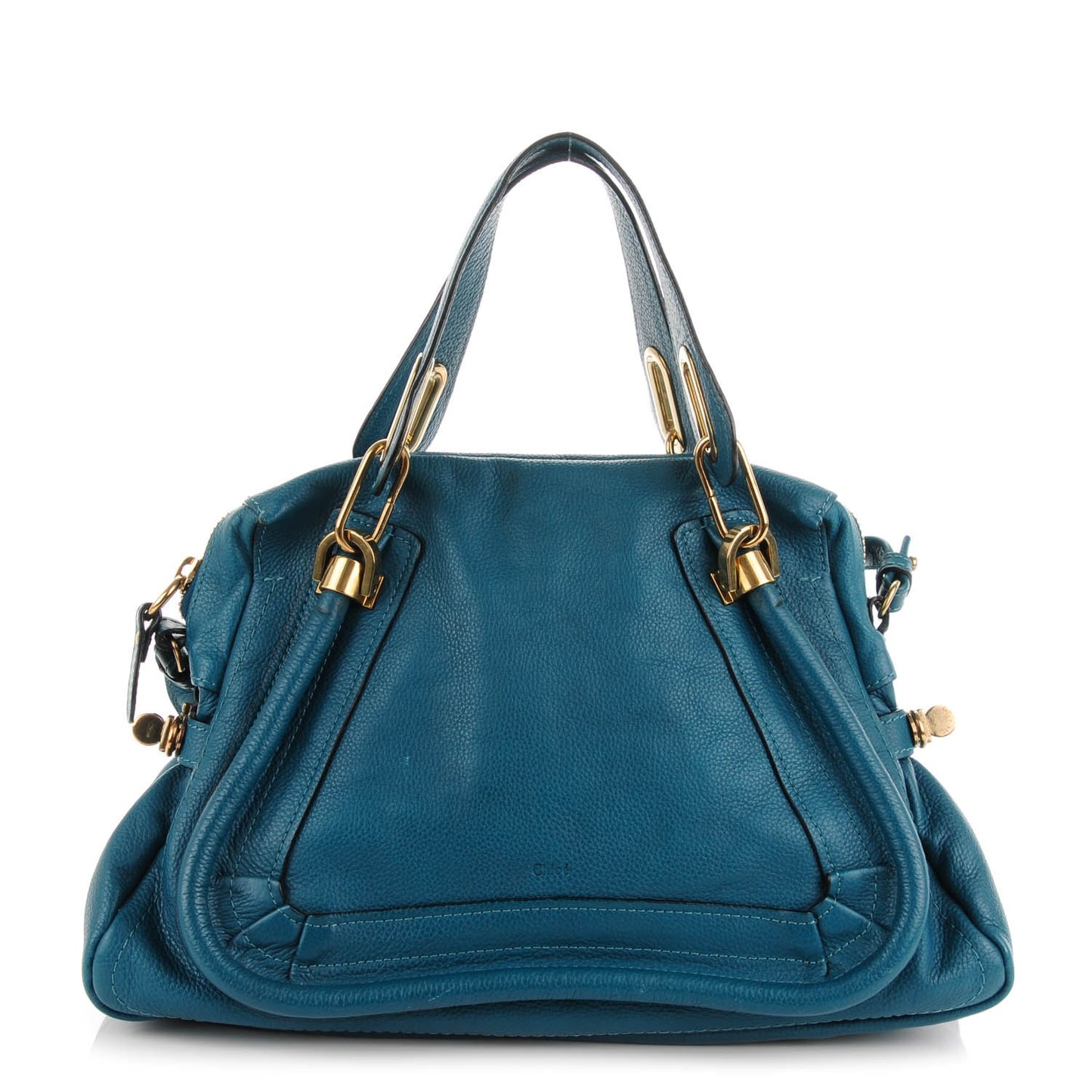 Calfskin Medium Paraty Peacock Blue