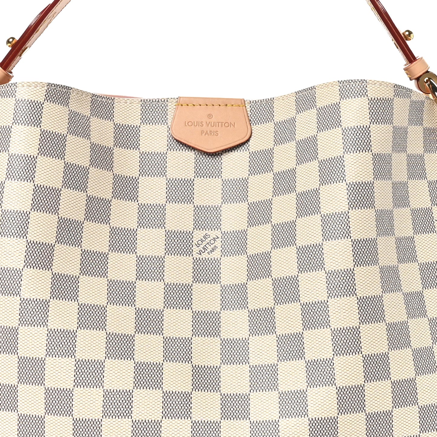 Damier Azur Graceful MM Rose Ballerine