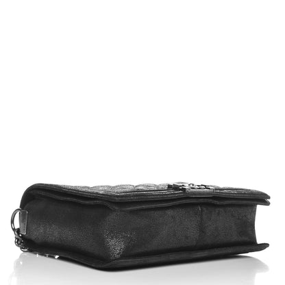 Chanel Iridescent Calfskin Quilted New Medium Gentle Boy Flap Black 4 of 7