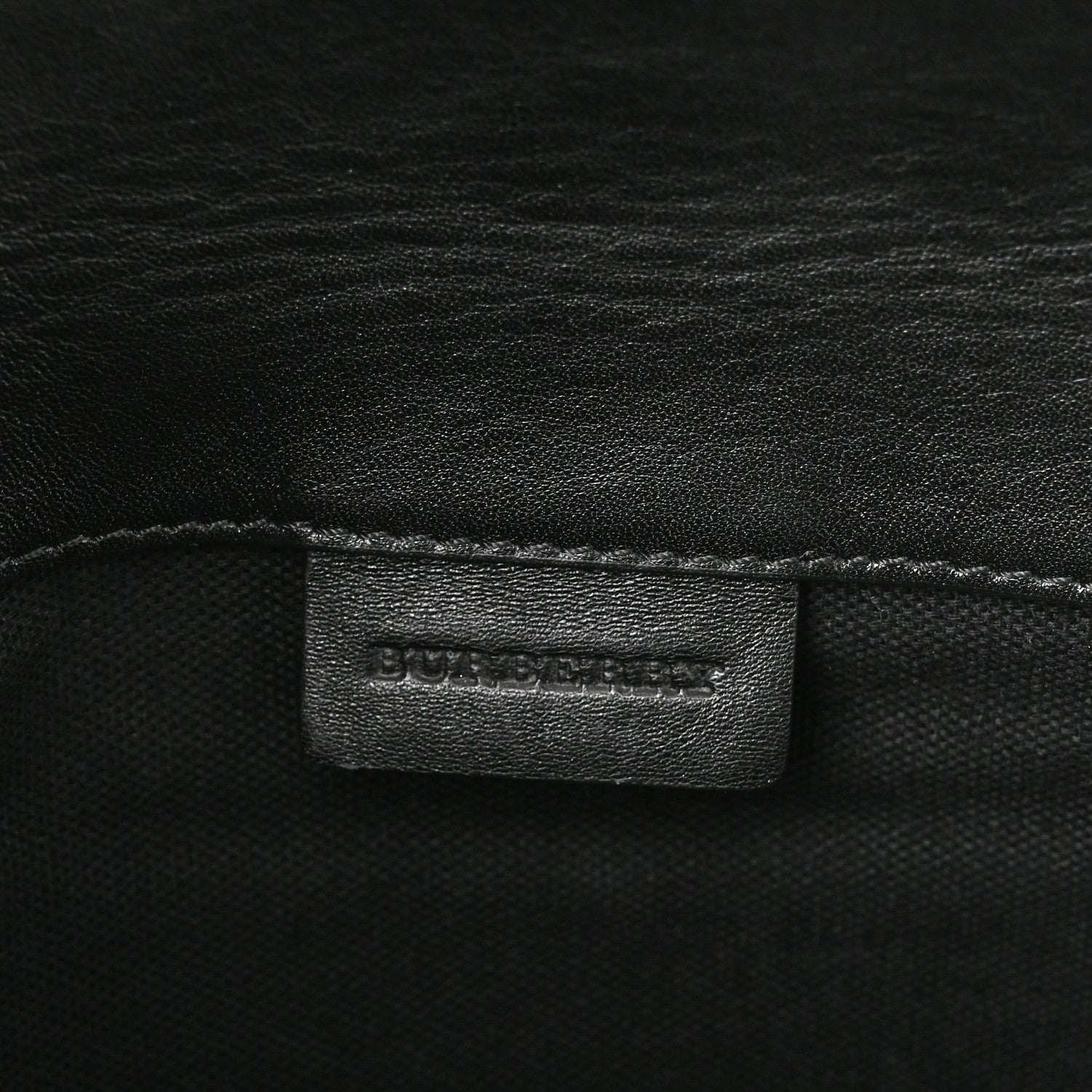 Burberry Horseshoe Calfskin House Check Small Milton Crossbody Bag Black 6 of 10