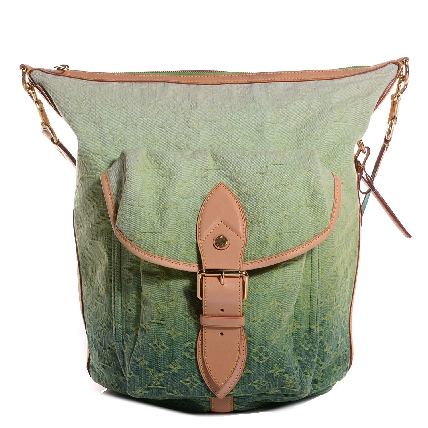 Louis Vuitton Denim Sunburst PM Messenger Vert 1 of 7