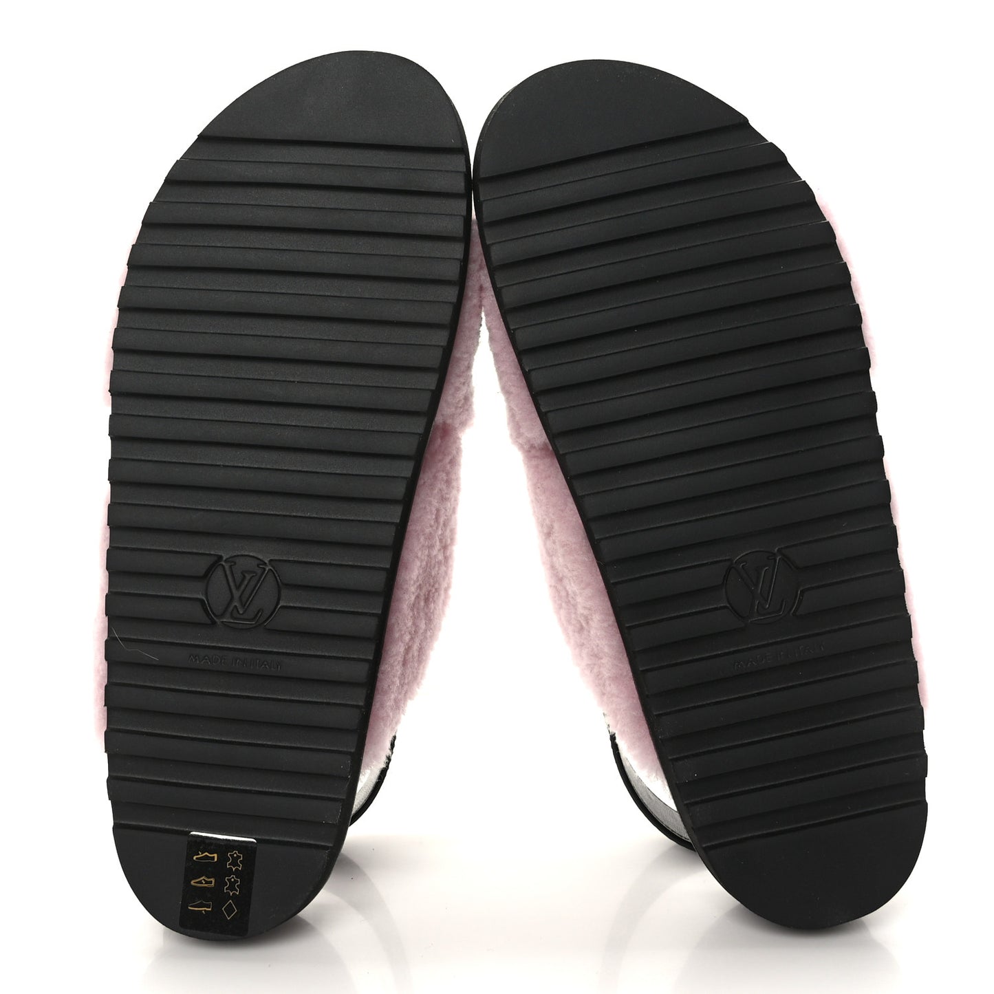 Shearling Calfskin Paseo Flat Comfort Sandal 41 Pink