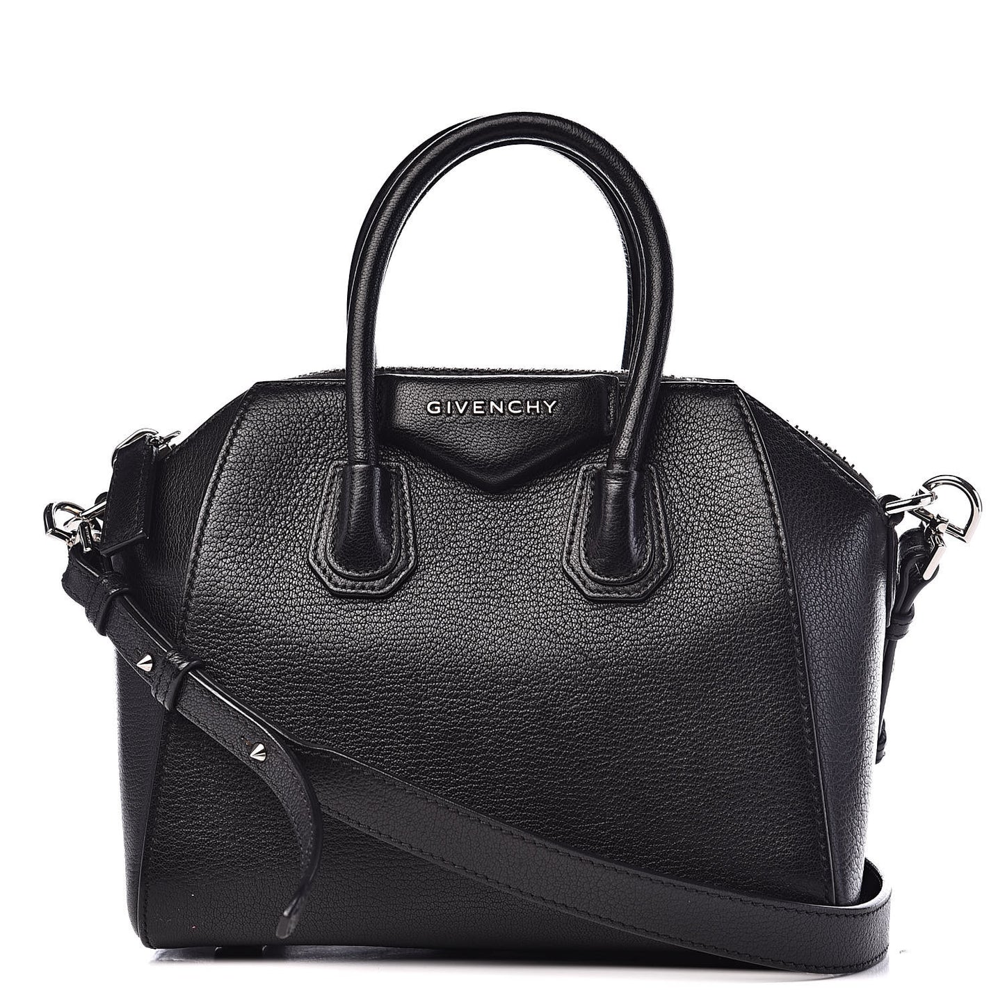 Sugar Goatskin Mini Antigona Black