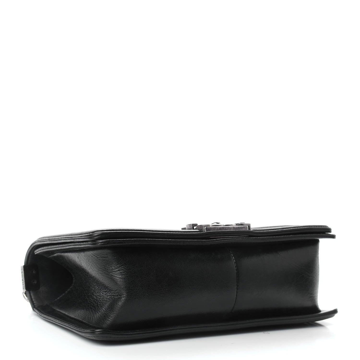 Chanel Calfskin Double Stitch Medium Boy Flap Black 4 of 10