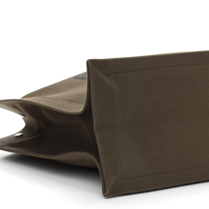 Saint Laurent Linen Calfskin Rive Gauche Tote Khaki 7 of 8