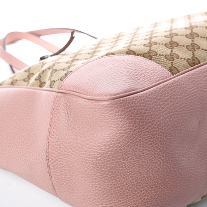 Gucci Monogram Bree Zippered Tote Beige Soft Pink 11 of 13