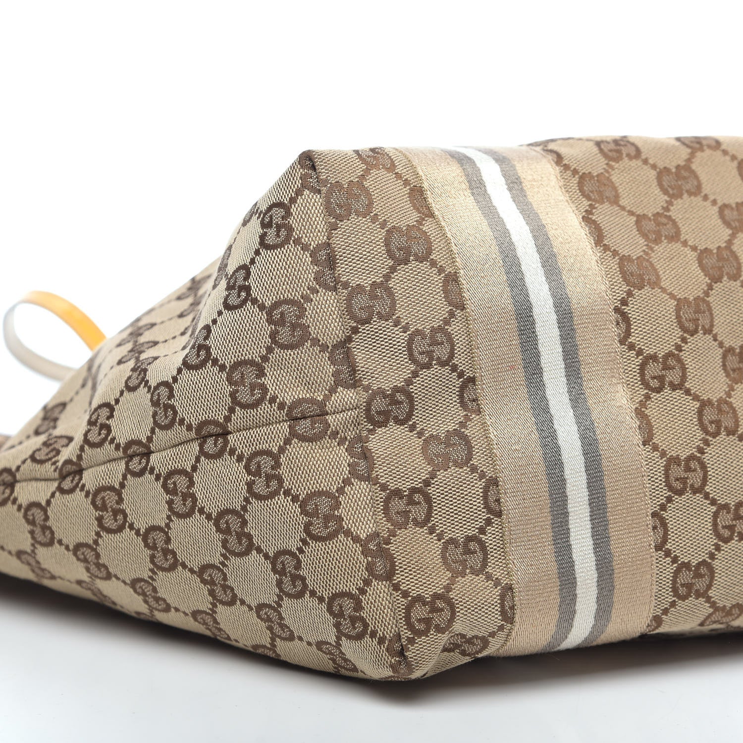 Gucci Monogram Web Large Jolie Tote Yellow 8 of 14