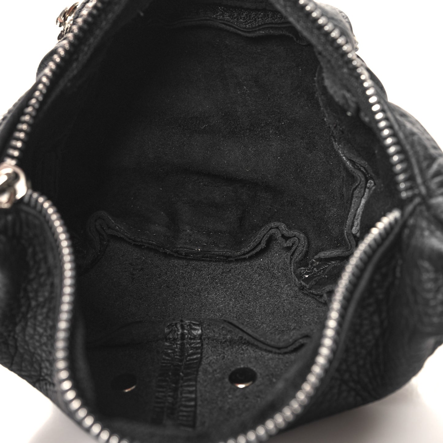 Grained Calfskin Snat Pack Gunslinger Waist Bag Black