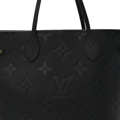 Louis Vuitton Empreinte Monogram Giant Neverfull MM Black 8 of 10