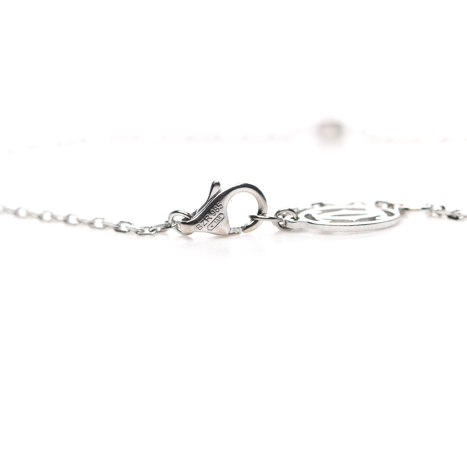 Cartier 18K White Gold Diamond SM D'Amour Bracelet 4 of 6