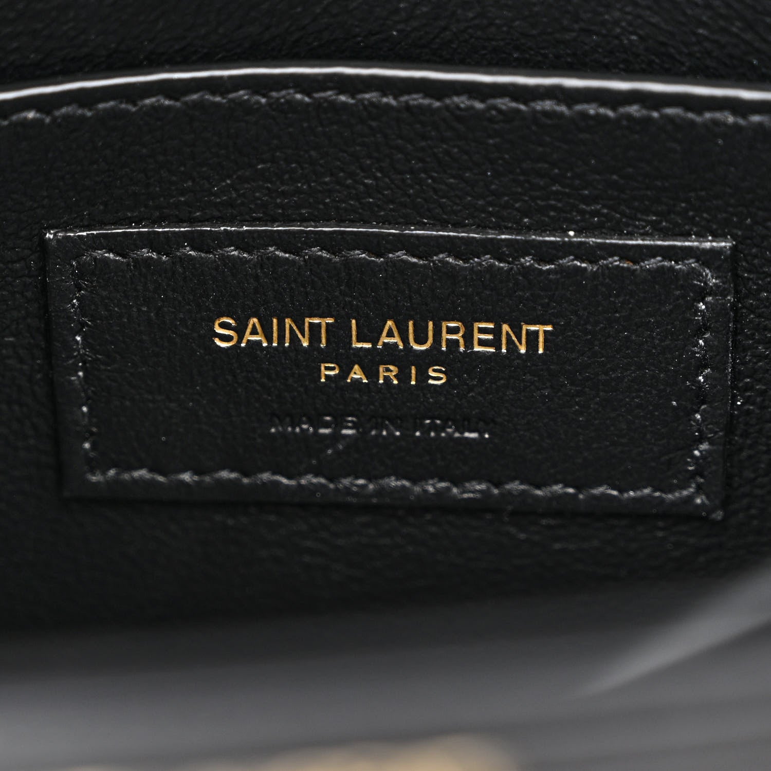 Saint Laurent Raffia Calfskin Mini Classic Monogram Cassandra Top Handle Black Natural 6 of 11