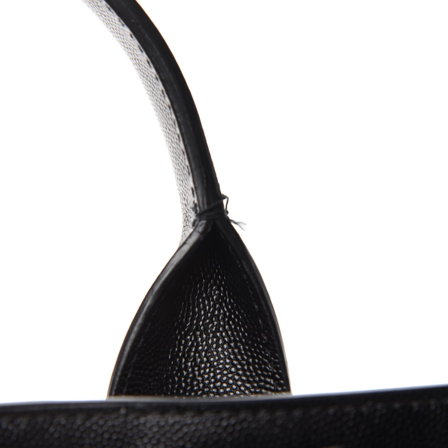 Caviar Small Studded Deauville Tote Black