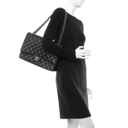Chanel Caviar Quilted Maxi Double Flap Black 2 of 8