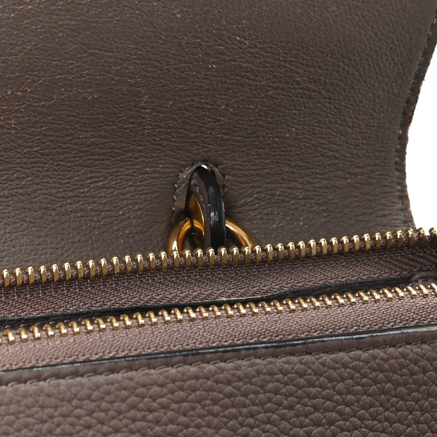 Celine Grained Calfskin Mini Belt Bag Light Taupe 11 of 14