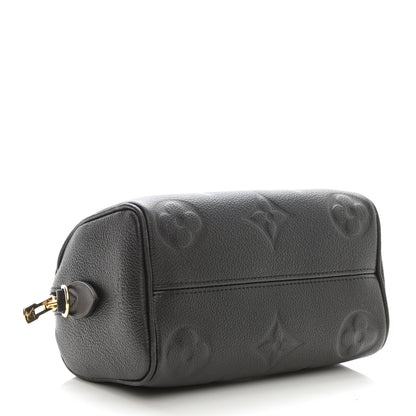 Louis Vuitton Empreinte Monogram Giant Speedy Bandouliere 20 Black 4 of 7