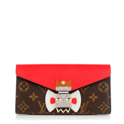 Louis Vuitton Monogram Tribal Mask Sarah Wallet Rouge 1 of 9