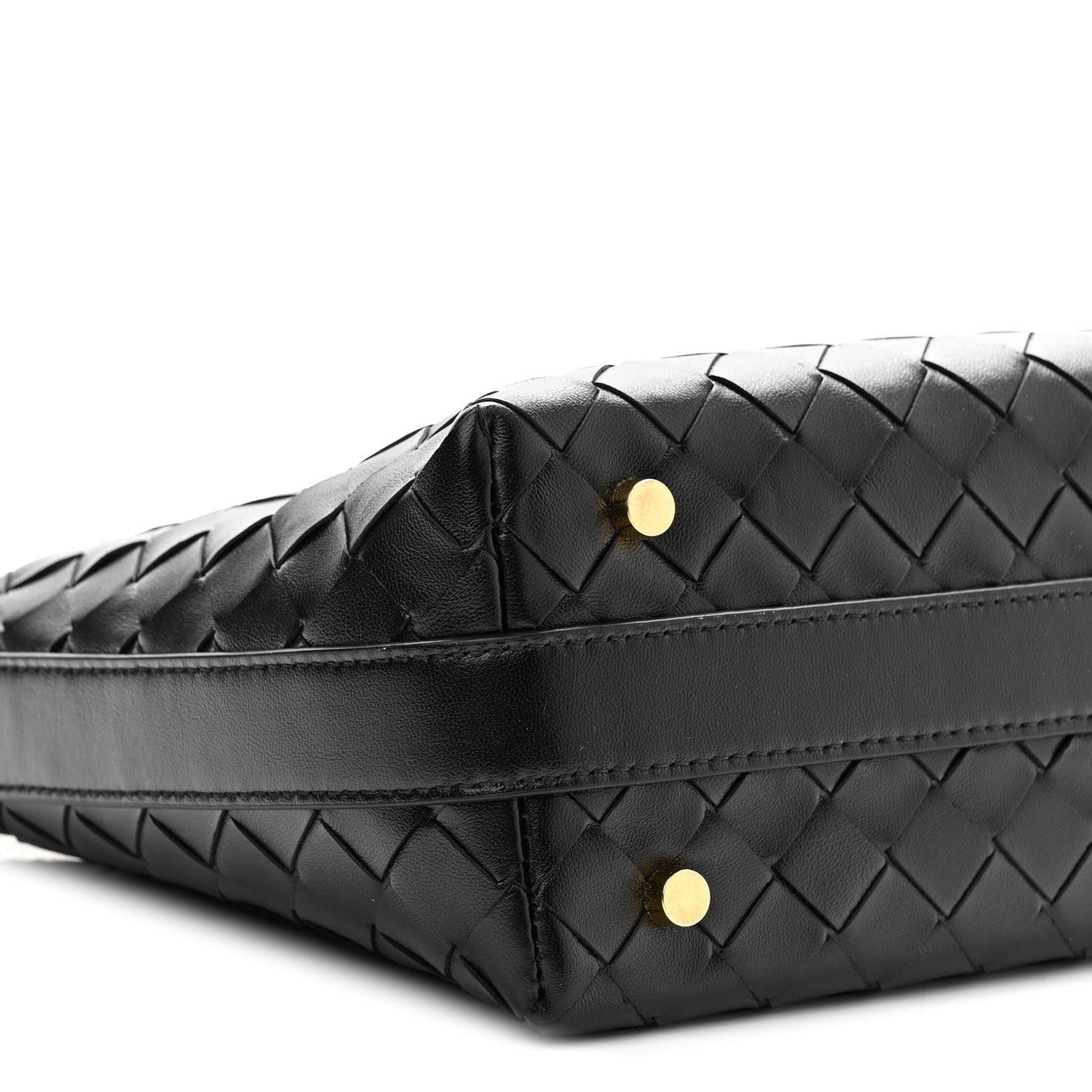 Calfskin Nappa Intrecciato Mini Wallace Black