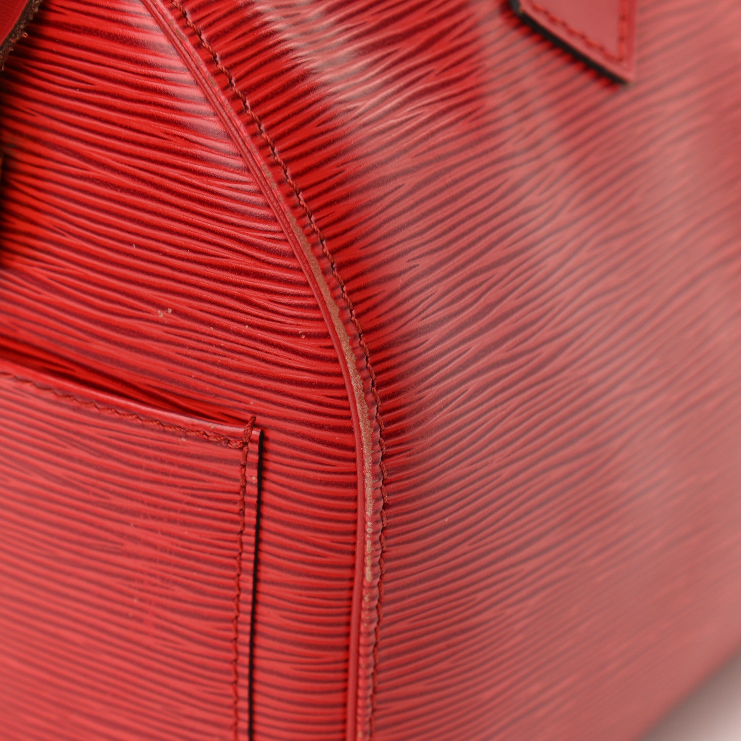 Louis Vuitton Epi Speedy 25 Castillan Red 13 of 13