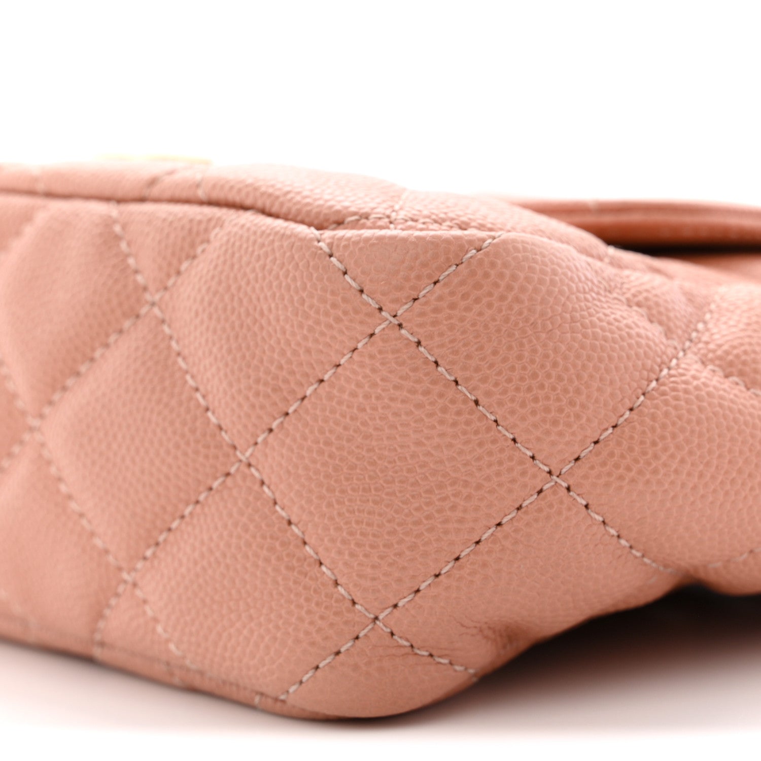 Chanel Caviar Quilted Small Wavy CC Hobo Coral 10 of 12