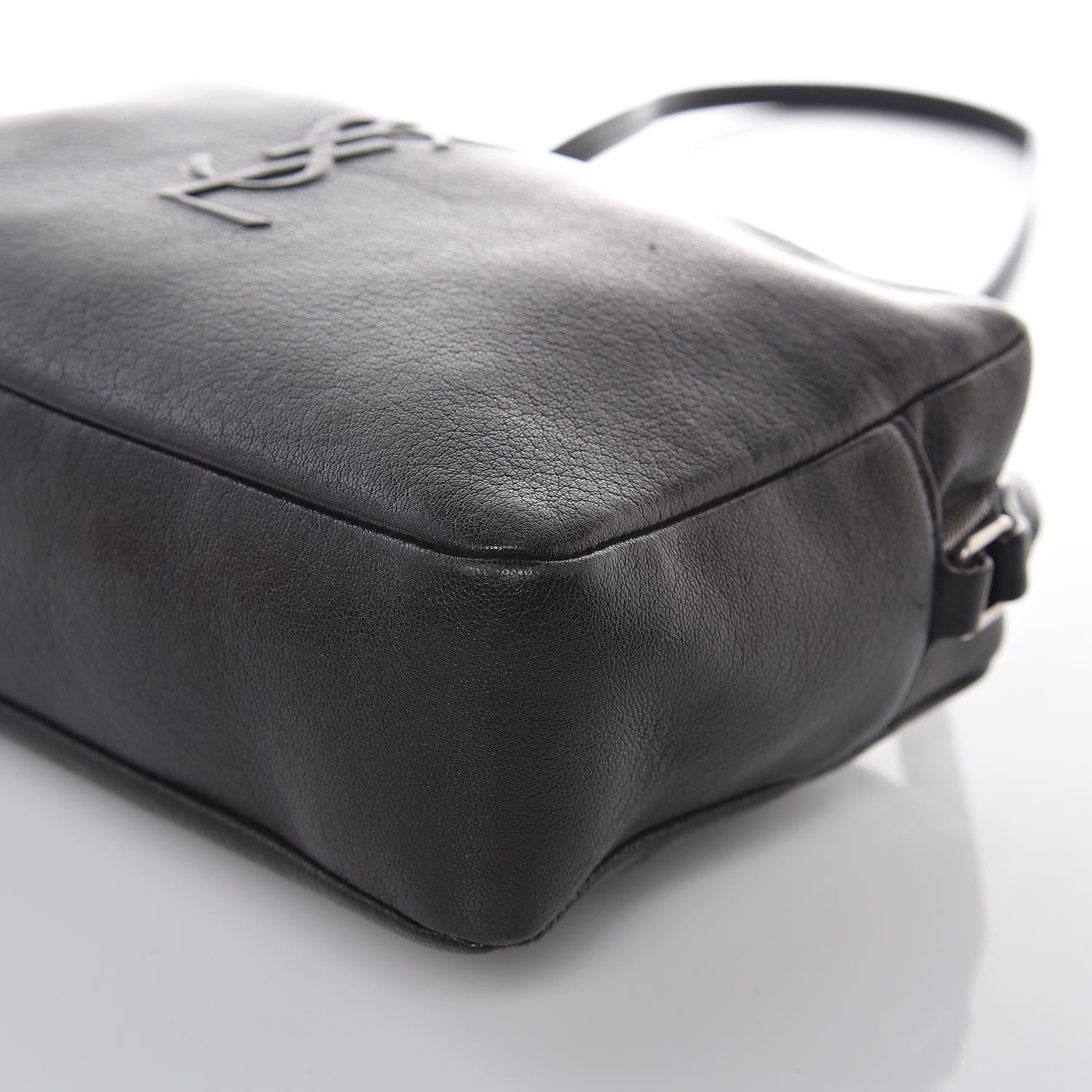 Saint Laurent Lambskin Monogram Small Lou Camera Bag Black 10 of 12