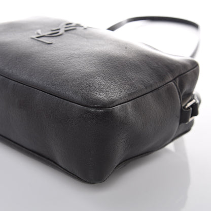Saint Laurent Lambskin Monogram Small Lou Camera Bag Black 10 of 12