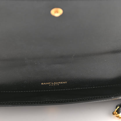 Saint Laurent Smooth Calfskin Monogram Phone Holder Crossbody Black 5 of 9