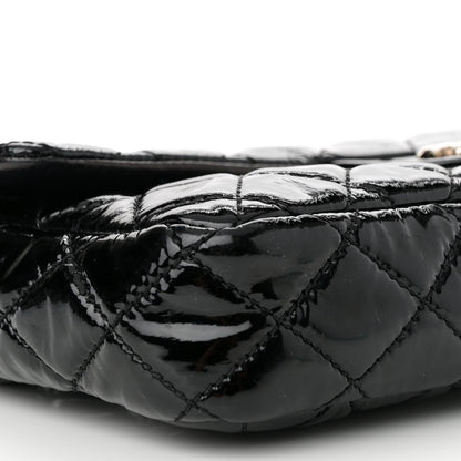 Chanel Patent Quilted Medium Single Flap Black 7 of 14