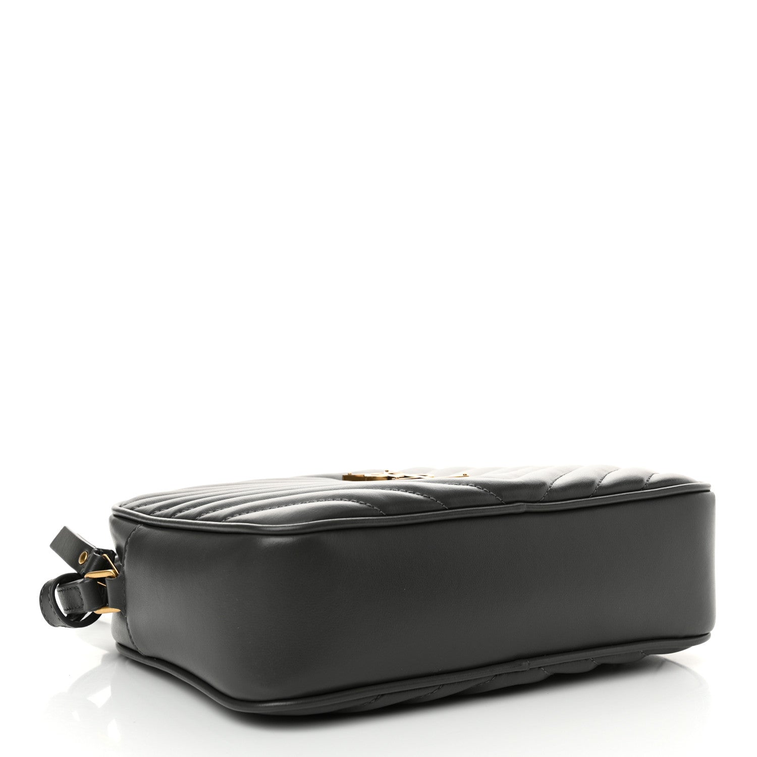 Saint Laurent Calfskin Matelasse Monogram Lou Camera Bag Storm 4 of 11