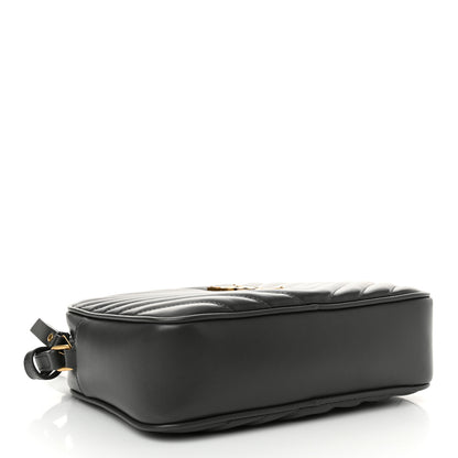 Saint Laurent Calfskin Matelasse Monogram Lou Camera Bag Storm 4 of 11