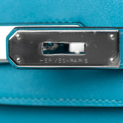 Hermes Swift Birkin 35 Turquoise 8 of 36