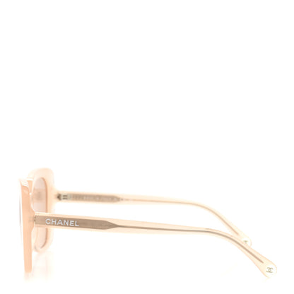Chanel Acetate Rectangle Sunglasses 5504 Light Pink 3 of 8