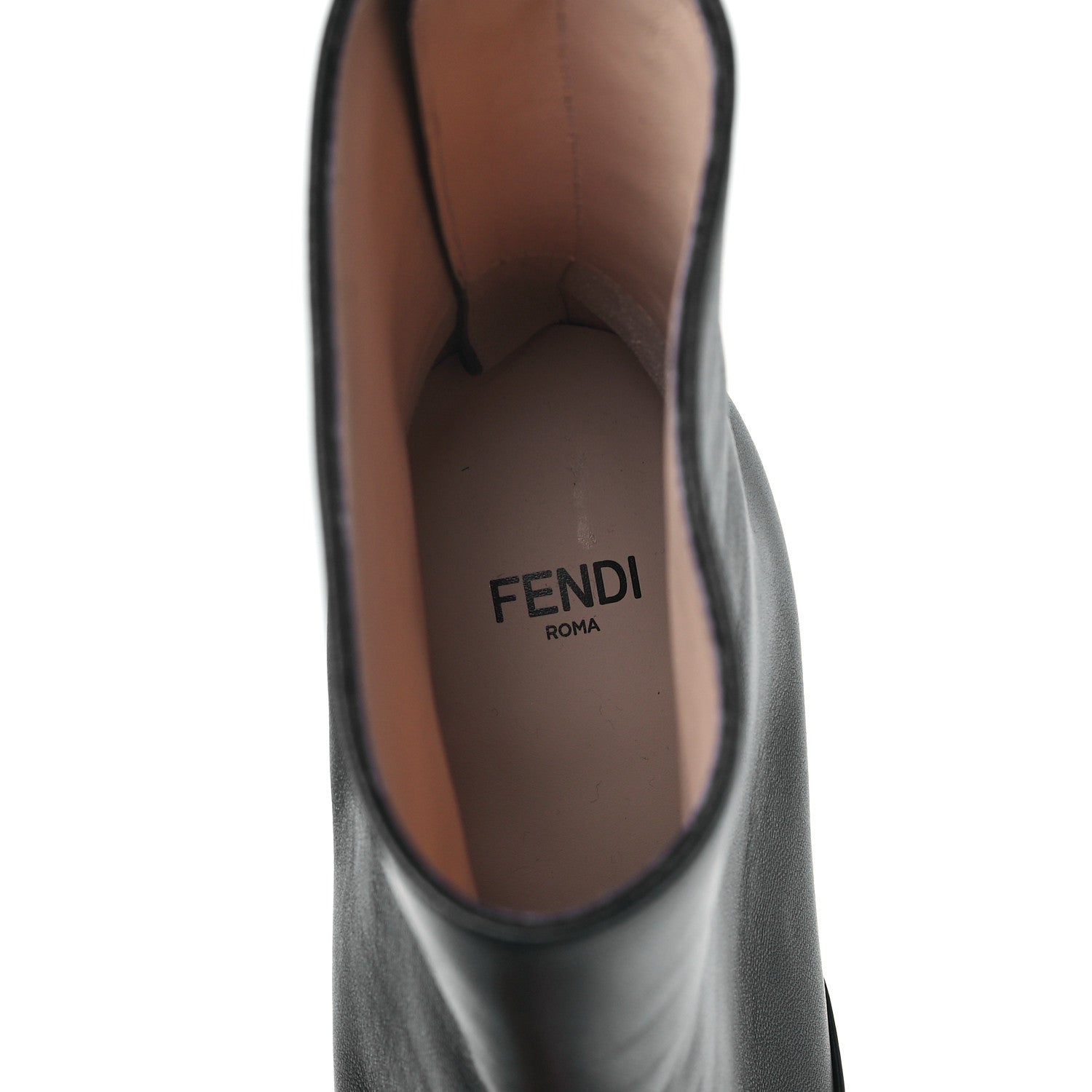 Fendi Nappa FFreedom Ankle Boots 36.5 Black 7 of 9