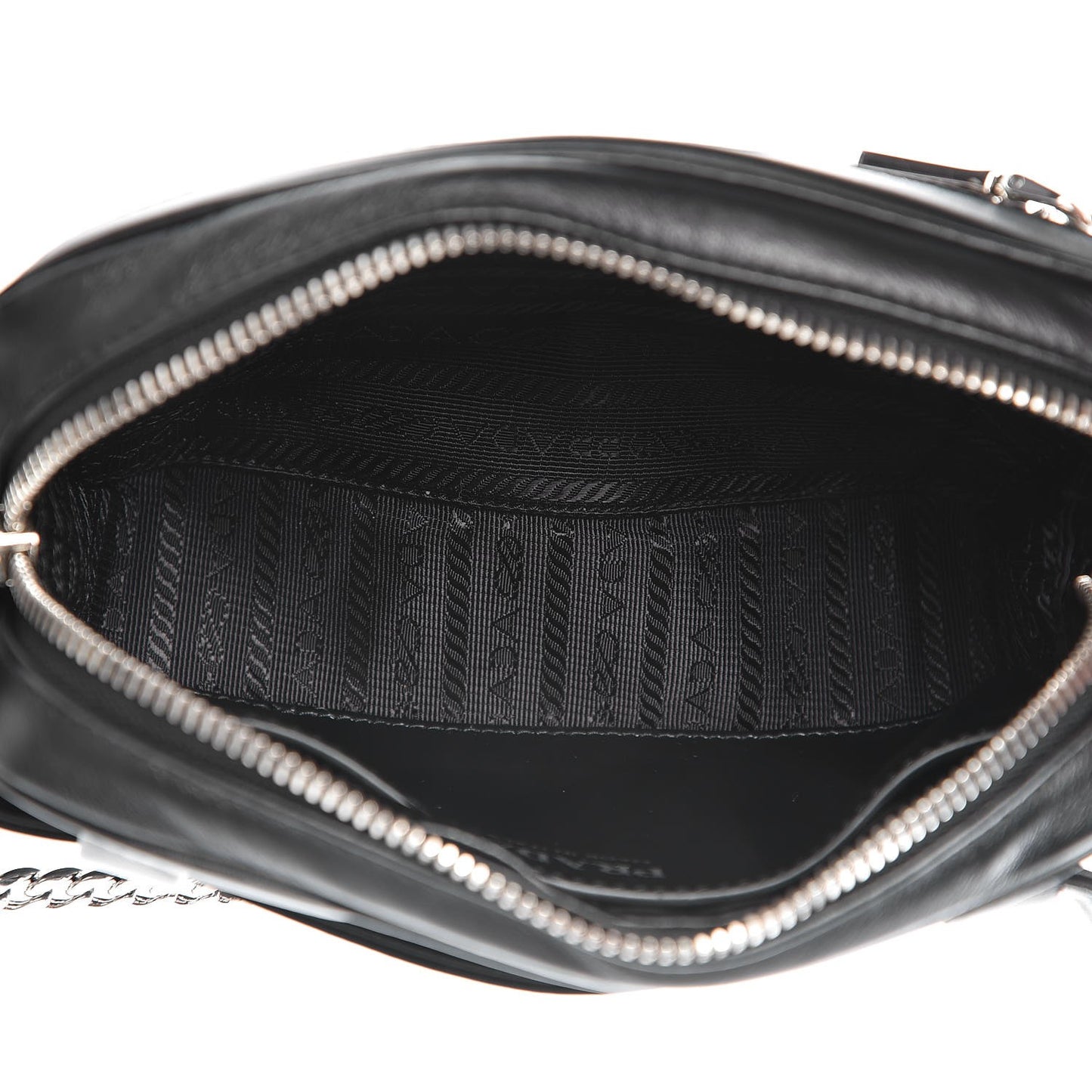 Soft Calfskin Diagramme Belt Bag Nero Black